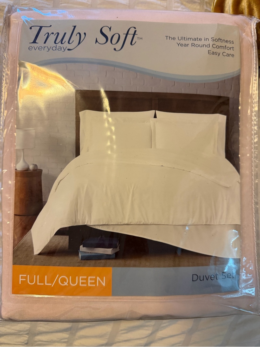 Truly Soft Everyday Full/Queen Duvet Cover Set - Light Pink